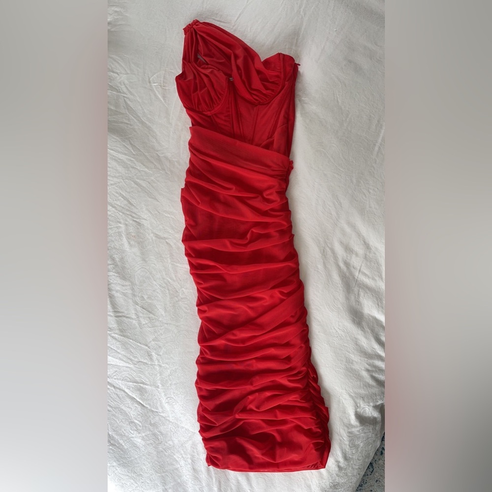 Sexy red dress by house of cb